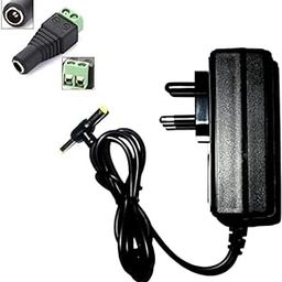 croptronia 12V 2A Power Adaptor, Power Supply Ac Input 100-240V Dc Output 12Volt 2Amps Worldwide Adaptor & Dc Connectors Screw Type 120 W Adapter-31