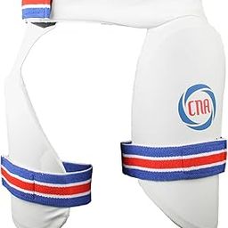 Snaga Lower Body Protection Cricket Thigh Pad Double Inner Thigh Pad Cricket Thigh Guard for Right Hand Batsman (Off-White) (Small Boys)-image-44