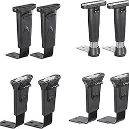 UJEAVETTE Height Adjustable Chair Armrest Pair Durable Armrest for Working A-image-18