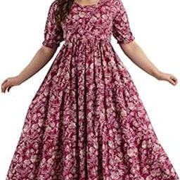 Collection Women's Printed Anarkali Maternity Dress & Feeding Kurti with Zip-image-15