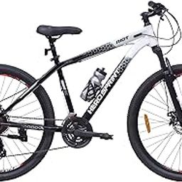 Hero RIOT 27.5T 21 Speed Geared Cycle for Mens | Dual Disc | Black-White | Front Suspension | Frame:17.5 Inches | 95% Assembled Cycle(Ready to Ride in 5 Min)-29