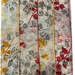 No 2400 Ladies Cotton Floral Print Handkerchief, Premium & Fancy Handkerchief-image-26