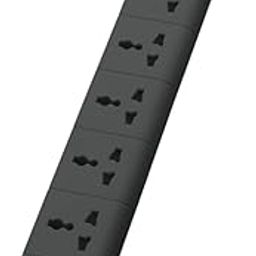 Belkin 6-Socket Surge Protector Universal Socket with 6.5Ft (2-Meter) Heavy Duty Cable Overload Protection, Extension Cord Comes with 5 Years Manufacturer Warranty, Grey Color, 220 Volts-59