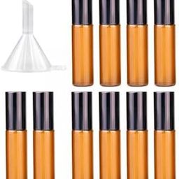 Enakshi® 3xEssential Oil Roll On Bottles Roller Bottles Cosmetics Reuse Liquid Perfume 5ml 10Pcs|Health & Beauty | Natural & Alternative Remedies | Aromatherapy-image-25