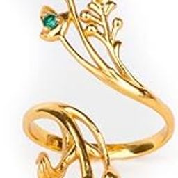 Women By Caratlane Matchmaking Maasi Ring In Gold Plated 925 Silver-image-8