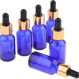 UJEAVETTE® 6 Pieces Empty Refillable Dropper Bottles for Essential Oils Cosmetics 20ml-image-26