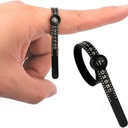 TUNQISM 1-17 USA Rings Size Upgraded Ring Sizer Measuring Set Reusable Finger Size Gauge Measure Tool Jewelry Sizing Tools-54