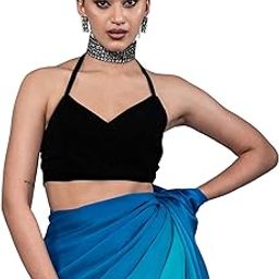 Women's Stretchable Cotton Stretchy Halter Blouse-picture-17
