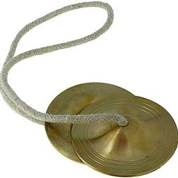 Handmade Manjira Metal Brass God Handmade Percussion Musical Instrument Hand Cymbals Bhajan Kirtan Krishna-image-26