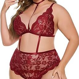 Women Love Babydoll Nightwear Lingerie Swimming Party Swimwear Beachwear Sheer Honeymoon Valentine Special Night Wedding Lingerie Bikini Bra Panty Babydoll for Women Lace Plus Size-image-76