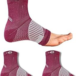 Open Toe Bamboo Cotton Compression Socks | Women & Men | Nano Compression Socks for Neuropathy | Pink | Plantar Fasciitis Relief | Arch Support | Ankle & Foot Swelling-38