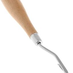 MYADDICTION Wooden Bent Latch Hook Tool Crafts | Needlecrafts & Yarn | Crocheting & Knitting | Crochet Hooks-17