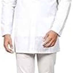 Unisex Polycotton Full Sleeves Lab Coat Wrinkle Resistant-image-55