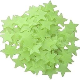 God & God's Luminous 3D Glow in the Dark Stars - 100pcs Adhesive Stickers for Ceiling, Starry Sky Wall Decals for Home Decoration-02-image-44