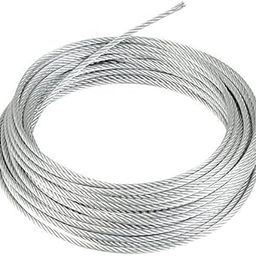 JMDOM-Stainless Steel Cable Wire Rope for Hoisting, (20 Mtrs Length with 4 Uclamp 4 Thimble 1 Turnbuckle, 5 MM Diameter)-image-31