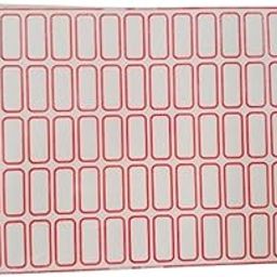 Price Marker Label,Multi Purpose Self Adhesive Paper Labels,Paper Sticker,Price tag Sticker,Label for Business,MRP tag (Size 25 * 12 mm, 1800 Labels)(Pack of 20 Sheet)-43