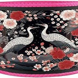 QWNMD Belly Band Flying Birds Crane Heron Printed Sweat Band Waist Trainer Waist Trimmer for Women And Men Sweat Band Waist Trainer for Training And Workouts-image-74