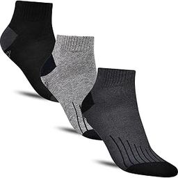 Casual Ankle Length Cotton Socks For Men's In (Pack of 3)-image-3