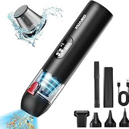 Nuanho Hand Held Car Vacuum Cleaner, 15000Pa High Powers 5-in-1 Portable Lightweight Mini Vacuum Cleaner for Car, Home & Pet Hair-1