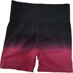 ™ Summer Yoga Shorts Elastic Lifting Underwear Sports Shorts for Training Red Large | Shorts | Womens Clothing-image-81