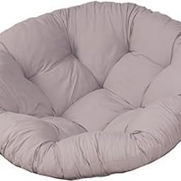 VELURA Hanging Egg Chair Cushion Outdoor Chair Seat Cushion for Balcony Living Room gray|1 Chair Cushion| Cushions & Pads| Yard, Garden & Outdoor Living-image-24