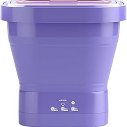 THE STYLE SUTRA Foldable Washing Machine Water Saving Small Washer for Travel Apartment Dorm Violet | Home & Garden | Major Appliances | Washers & Dryers | Washing Machines-14