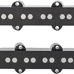 MERISHOPP® 2 Pieces Black 4 String Bass Pickup Open Style Vintage Alnico Pickup Set |Musical Instruments & Gear | Guitars & Basses |2 Pieces 4 String Bass Pickup-picture-28