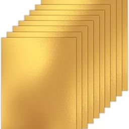 Lakeer A4 Gold Foil Cardstock Paper, 250 GSM, Pack of 10 Sheets, Reflective Mirror Cardstock For Art & Craft, Card Making, Scrapbooking, etc-picture-27