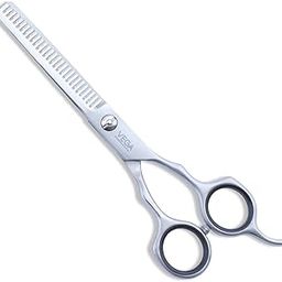 VEGA PROFESSIONAL Silver Ice 28 Thinning Silver line Hairdressing Scissor, (VPVSC-28)-14