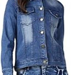AG SWAD MASALA Women's Denim Hand Painted Long Sleeve Jacket (Blue, M)-PID61764-image-22