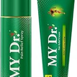 My Dr. Ayurvedic Pain Relief Cream(60gm) and Spray(85ml) Combo | Instant Relief for Muscle Pain, Backache, Neck, Shoulder, Joint Pain, Sports Injuries, Strains, Sprains and Gym Aches | Fast-Absorbing, Non-Sticky Formula for Long-Lasting Comfort | 60g Cream + 85ml Spray-image-49