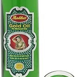 AFRIN Henna Mahendi Gold Oil For Making Mahendi cones - 1 liter-image-78