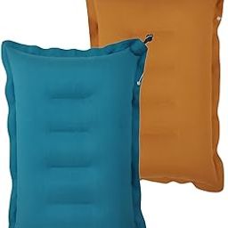 SHIVAM CART Soft Cotton Travelling Air Pillow, Neck Support headrest Pillow During Travelling Pack of 2 (Multi Color).-0