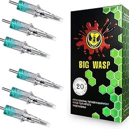 BIGWASP 4th Generation Premium Tattoo Needle Cartridges #12 Standard 5 Single Stack Magnum (5M1) 20Pcs-picture-40