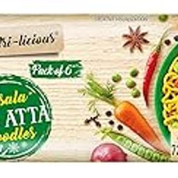 MAGGI Nutri-Licious Veg Atta Masala Noodles, Instant Noodles with 20 Spices & Herbs, Source Of Fibre & Iron, Atta Noodles with Appetizing Aroma & Delicious Taste, 435 gram Packet-image-2
