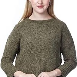 Women's Casual Round Neck Knitted Winter Sweater - Soft & Stylish Full Sleeve Pullover for Everyday Wear - Elegant Slim Fit Woolen Top.-picture-11