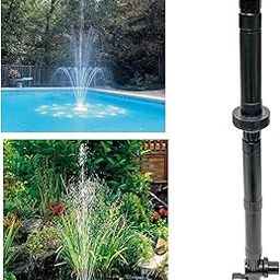Jainsons Pet Products Large Fountain Nozzle Column Water Fountain Nozzle Sprinkler Spray Head for Garden Pond Bring Beautiful Visual Effects Fountain Head Kit (Double Head Dia 2.5 Inch BOYU PQ-1)-picture-20