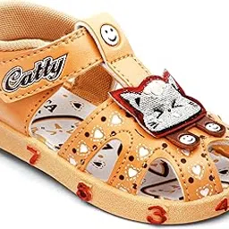 levot Glitter Stylish Fashionable Light weight Musical Sound Casual First Walking Slip on Sandals for unisex Baby Boys and Baby Girls(9 Months-2.5 Years)-picture-0
