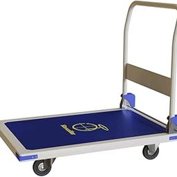 Rexello Platform Trolley 7146 | Heavy-Duty Foldable Hand Truck | 150 Kg Capacity | Durable Steel Frame with Smooth Rolling Wheels | Ideal for Warehouse, Office & Home Use-image-7