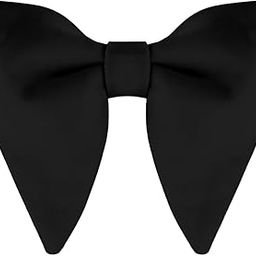 Butterfly Bow Tie for Men-Classic Solid Color Pre-Tied Satin Tuxedo Bowtie, Adjustable Length, Clip-On Design for Adults & Boys, Elegant Double Fold Party Accessory-image-56