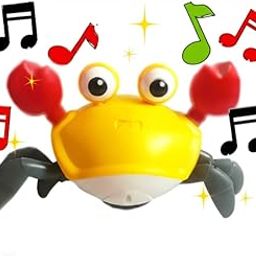 Induction Electric Crab Musical Toy for Kids, Ages 3+, Battery Operated, Red-Yellow-image-20