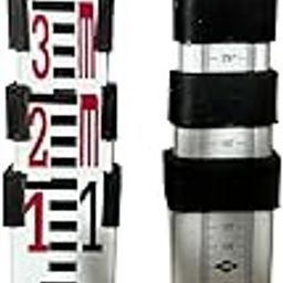 5 mtr Aluminium Leveling Staff 4-Fold with Cover (5 m) Levelling Staff definition in Civil EngineeringFree canvas cover for ease in storage and transportation –-picture-31