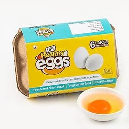 UPF Healthy Daily Eggs, 6 Pieces| Veg Fed| Non-Fertile Eggs-image-41