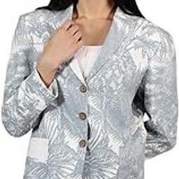 Womens Bagru Grey Cotton Blazer-picture-45