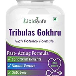 Ayurvedic Tribulas Gokhru Capsules - 30 Capsules. Effective | Improved Formula for Optimal Stamina and Vitality | May support Energy and Stamina Naturally-image-81