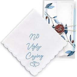 Handkerchief - 12" x 12" - Something Blue for Bride on Wedding Day - Fun Gift-image-75