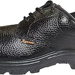 Men's Steel Toe PVC Moulded Engineers/Labours Safety Shoes Color Black; Power, Size_5-33