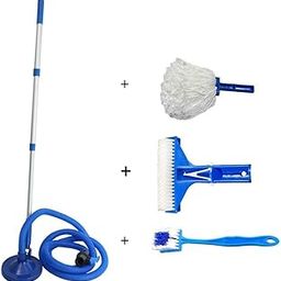 HANBAZ Water Tank Cleaner with Complete Home Cleaning Solution (Universal Edition-Jet Series) Multi-Purpose Cleaning Brush, Microfiber Mop.-image-55