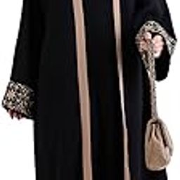 Inner Included Black Solid Embroidered Shrug Set For Women-47