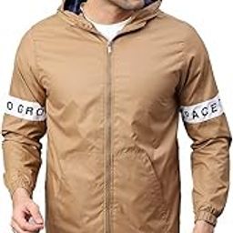 Polyester Regular Fit Full Sleeves Men's Panelled Shell Jacket with Pockets - Lightweight Casual Winterwear for Men-picture-8